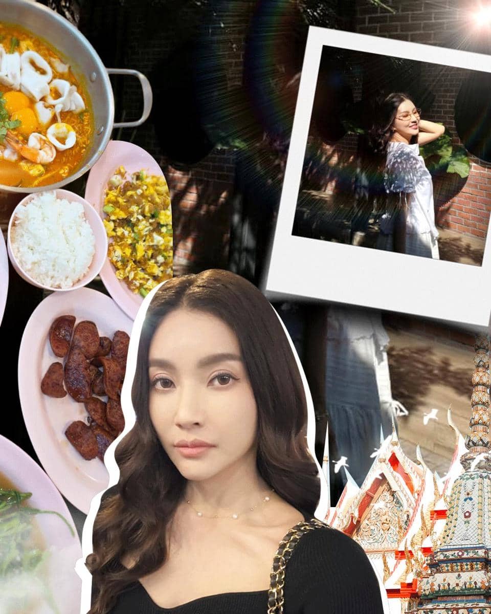 Sarwendah jalan-jalan di Thailand.