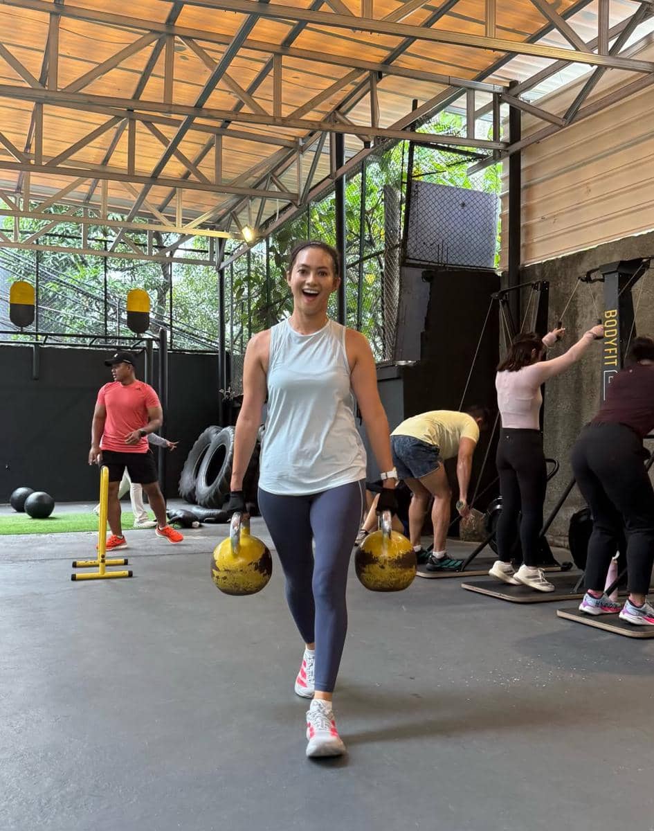 Ririn Ekawati dan Rini Yulianti ikut hyrox