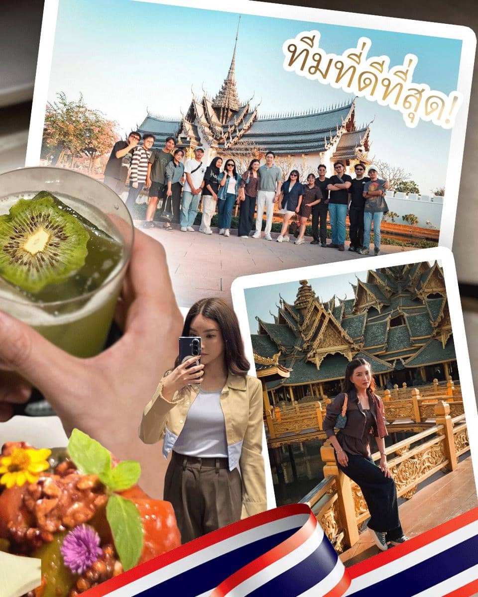 Sarwendah jalan-jalan di Thailand.