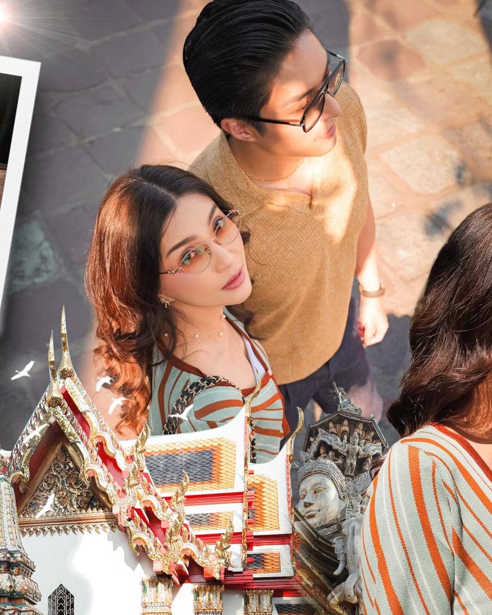 Sarwendah jalan-jalan di Thailand.