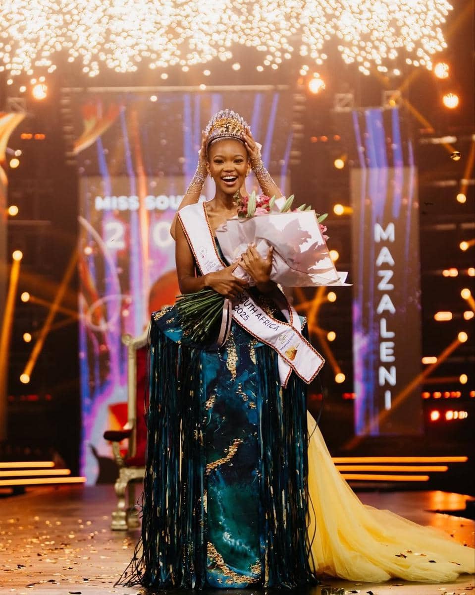 potret Qhawekazi Mazaleni, Miss World Afrika Selatan 2026