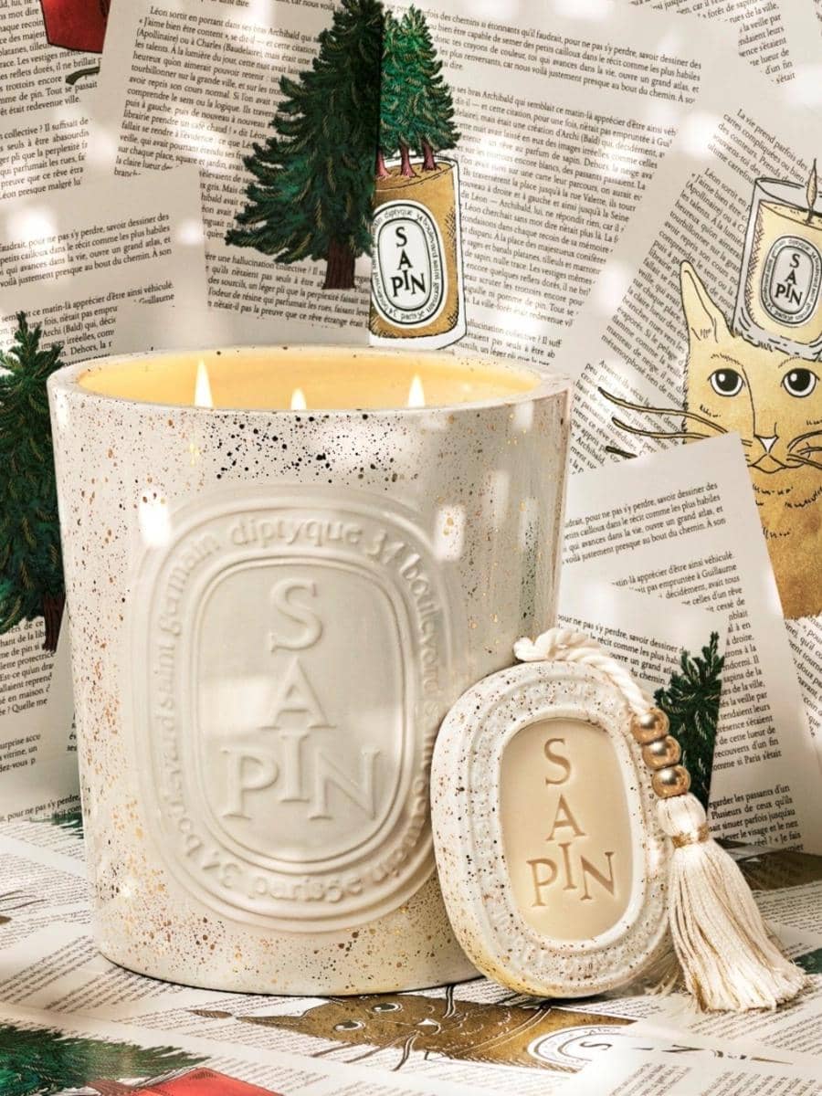 Diptyque Sapin (Pine) scented candle box