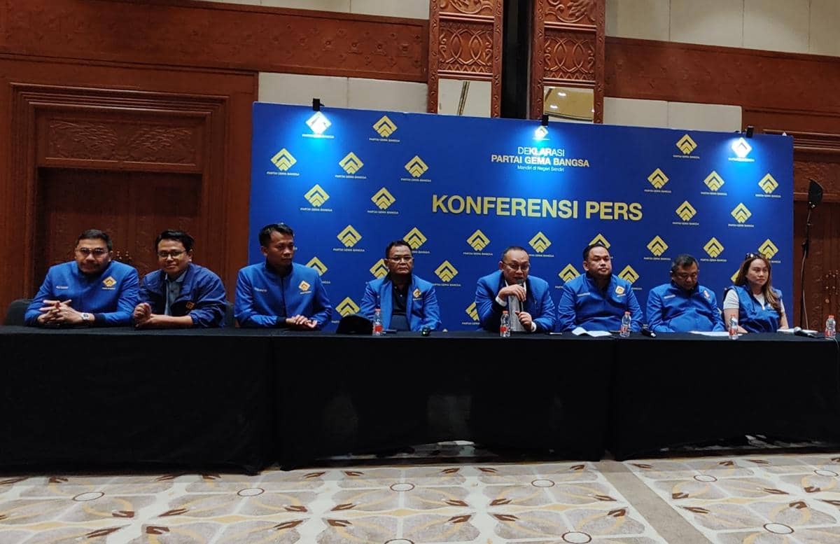 Konferensi pers Partai Gema Bangsa 