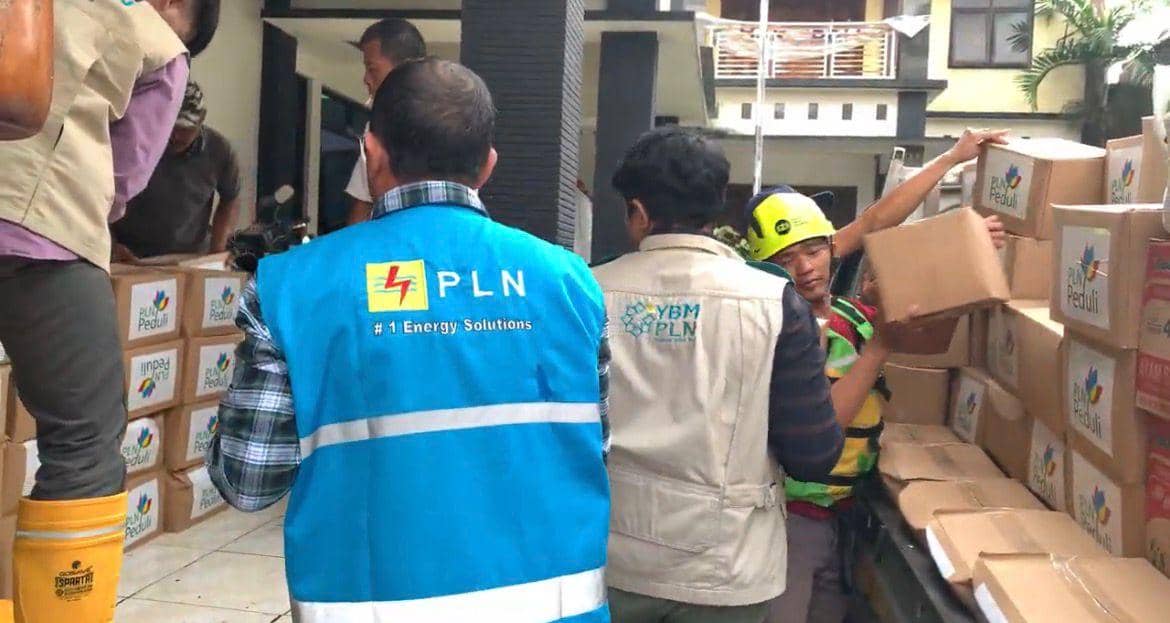 PLN, banjir, tjsl, pln peduli, csr