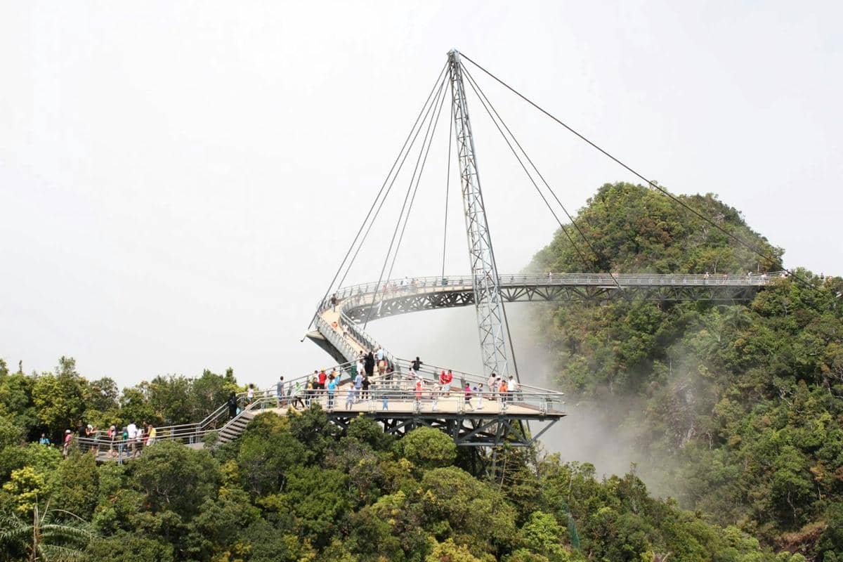 ilustrasi Sky Bridge Langkawi