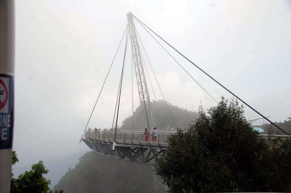 potret Sky Bridge Langkawi