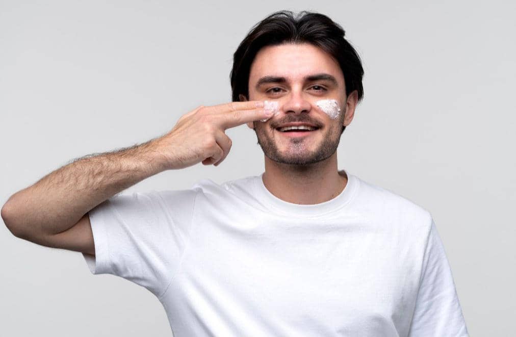 ilustrasi pakai pelembap