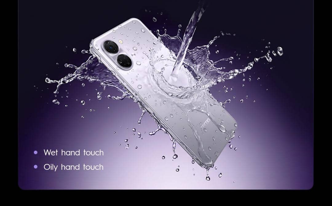 ilustrasi TECNO Spark Go 3 yang bersertifikasi IP64 