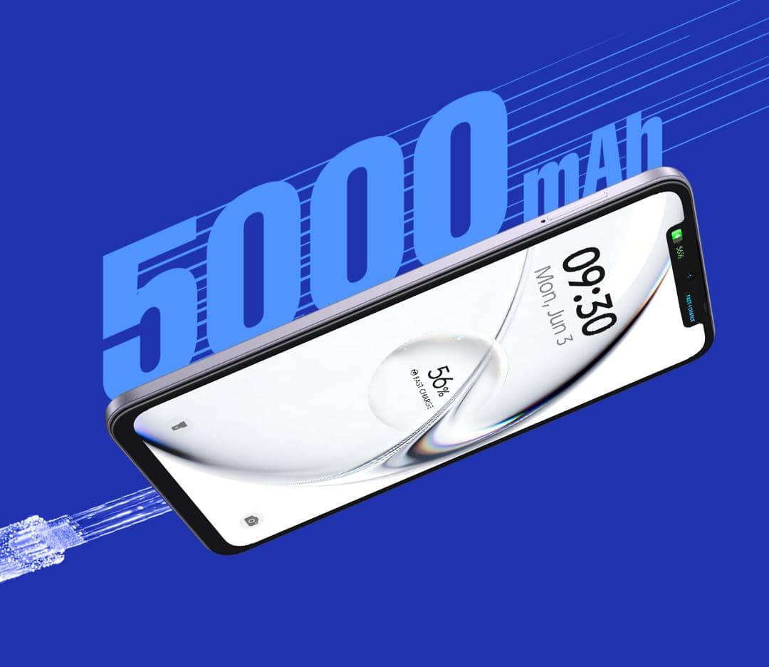 ilustrasi kapasitas baterai TECNO Spark Go 3 