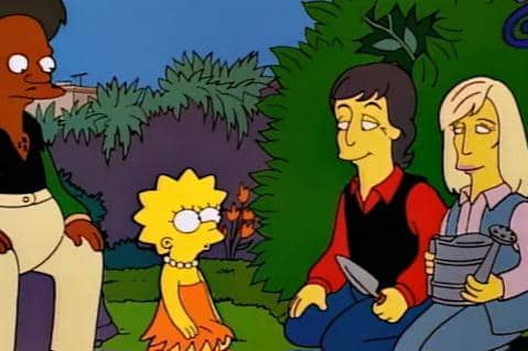 cuplikan adegan Lisa Simpson dan Paul McCartney dalam The Simpsons: Lisa the Vegetarian