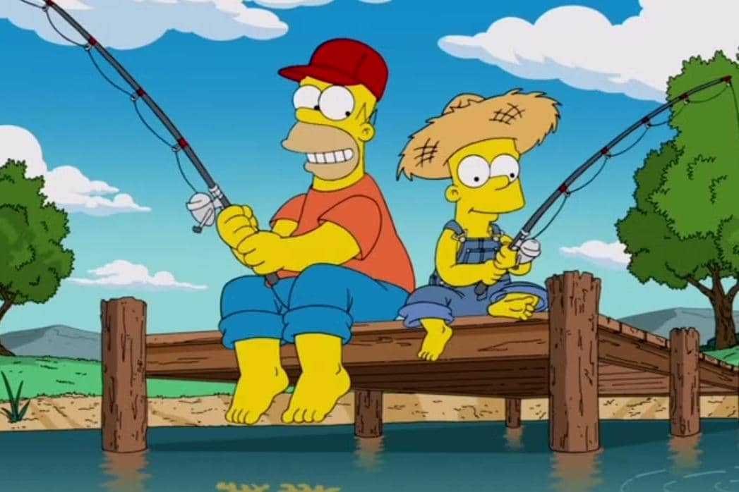 cuplikan adegan dalam serial The Simpsons: Bart's New Friend