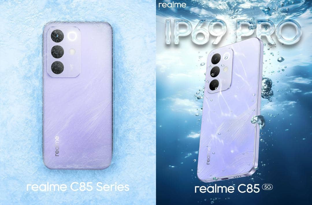 ilustrasi smartphone realme