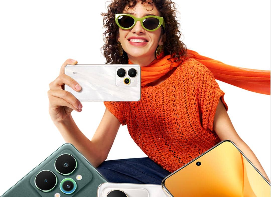 ilustrasi smartphone realme