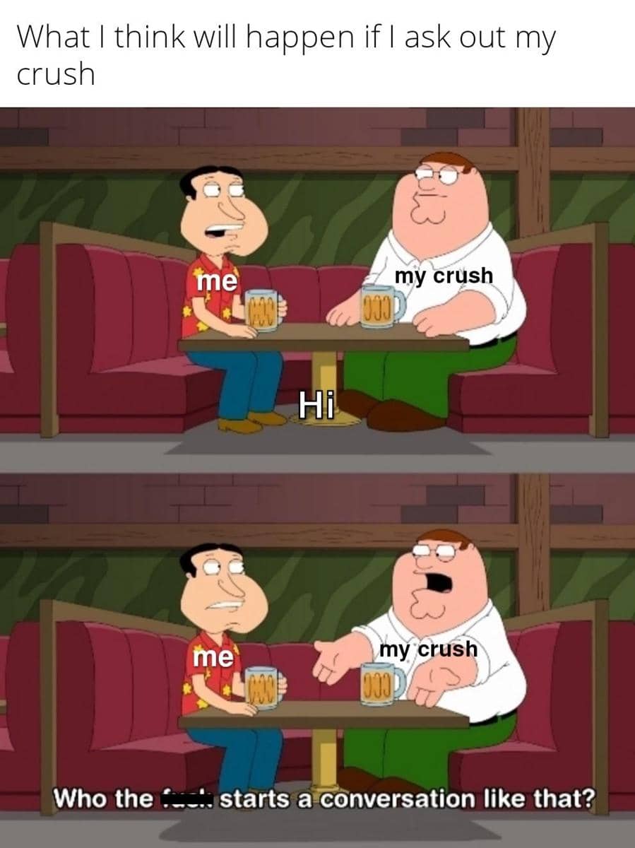 meme kartun tentang ngobrol