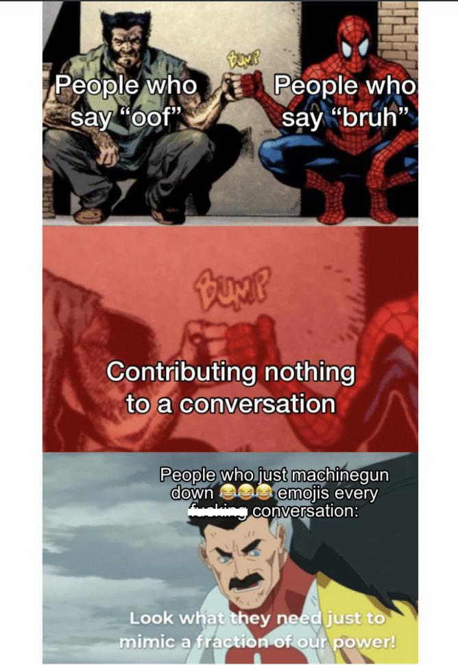 meme kartun tentang ngobrol