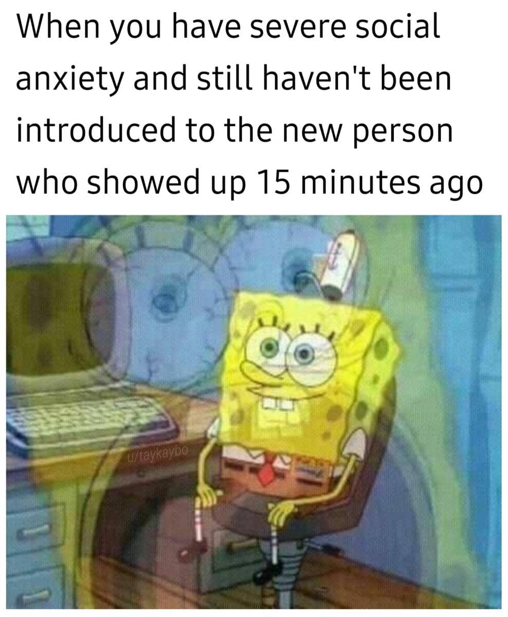 meme kartun tentang momen canggung