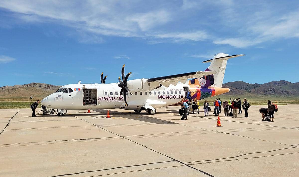 Ilustrasi kokpit pesawat ATR 42-500.