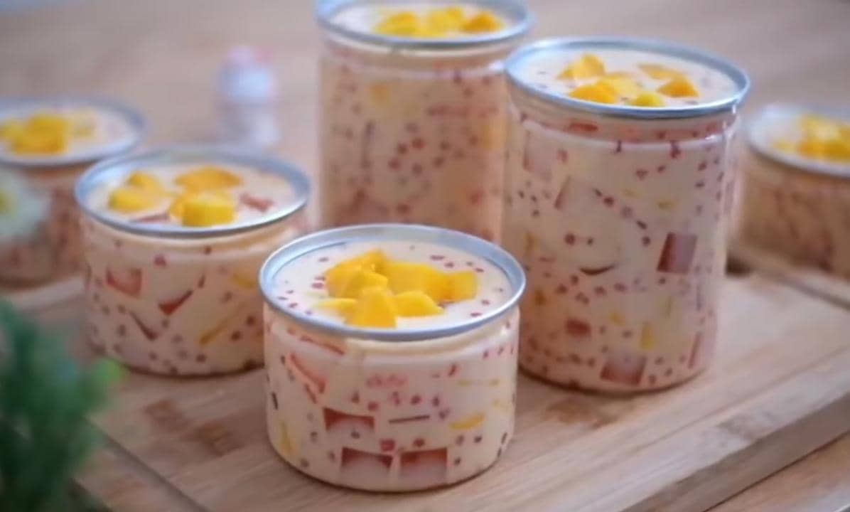 mango sago kuah creamy