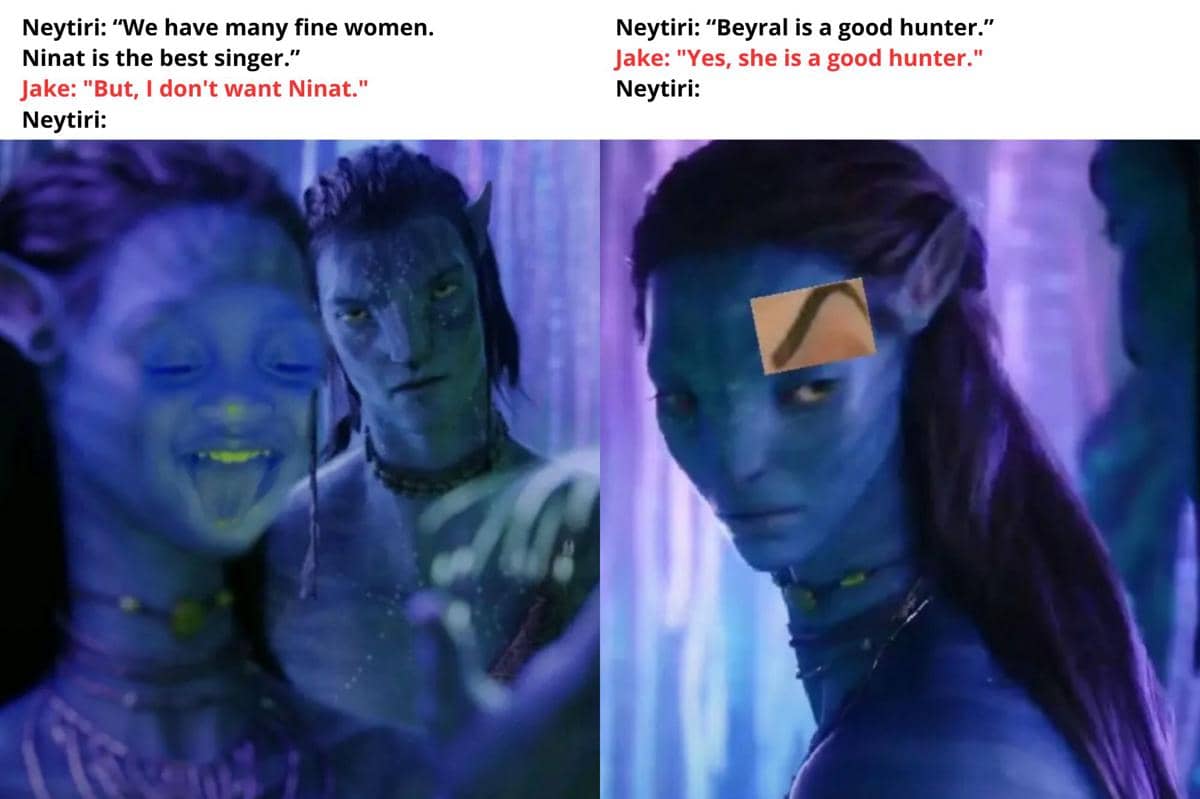 meme Neytiri 'Avatar'