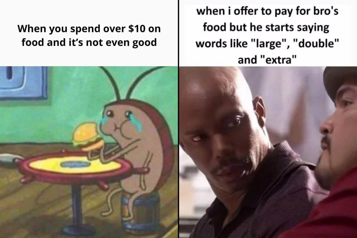 kolase meme beli makanan