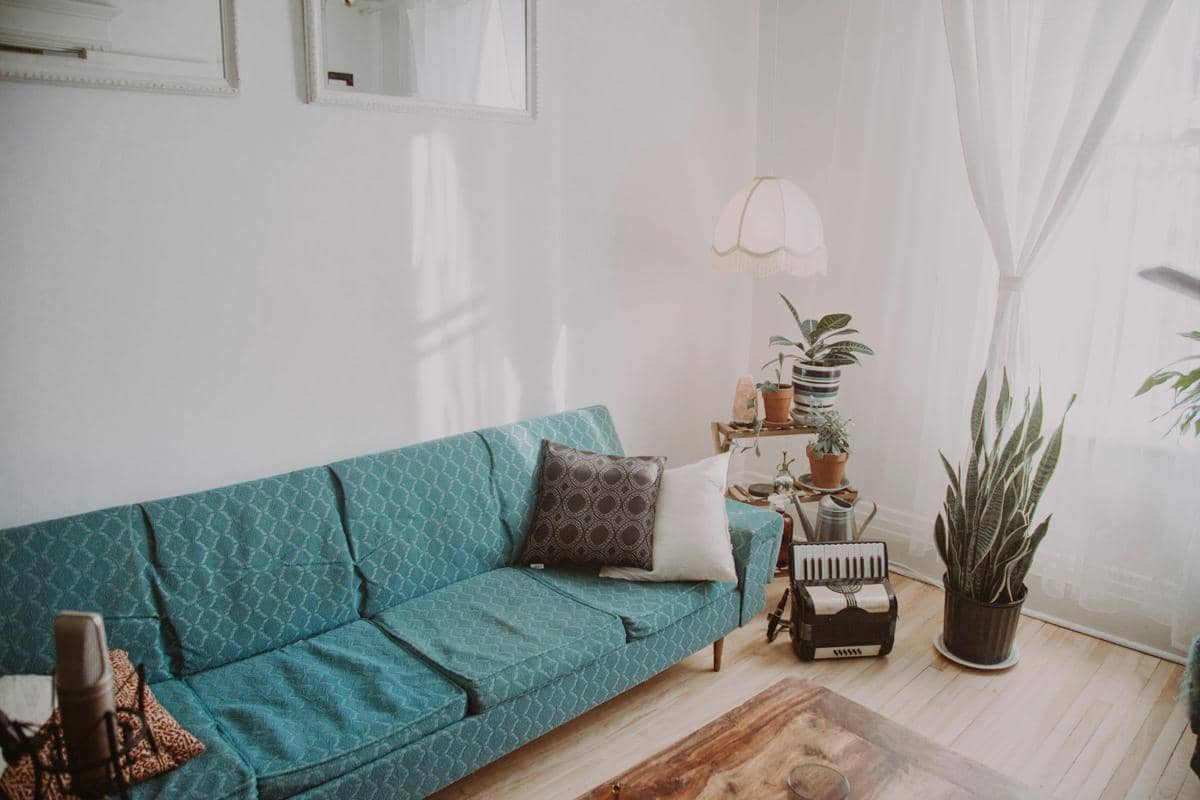 ilustrasi interior rumah gaya natural cozy