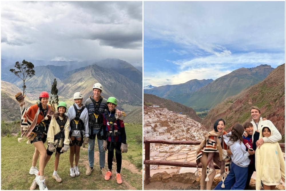 Indah Kalalo dan keluarga menjelajah alam Peru