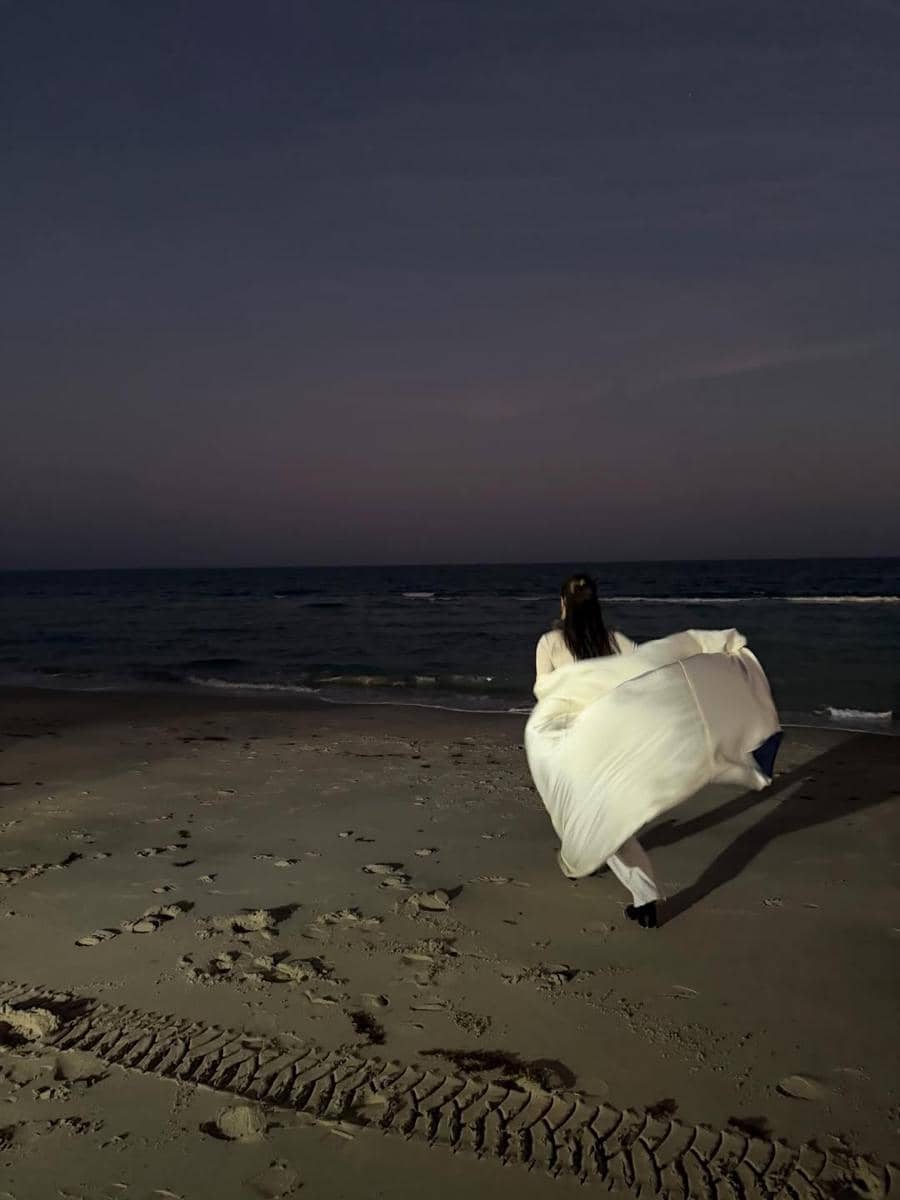 Tyna Dwi Jayanti ikut safari desert di Doha