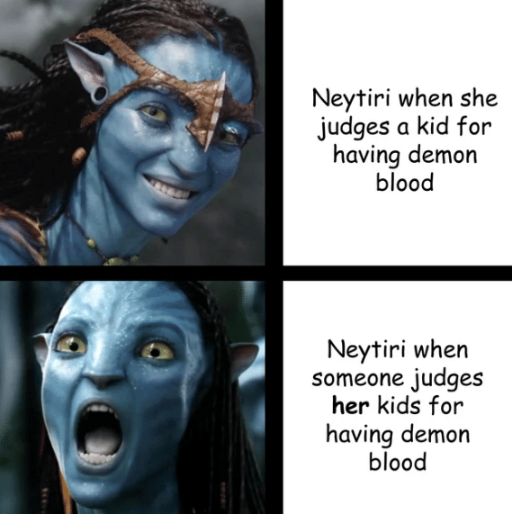 meme Neytiri 'Avatar'