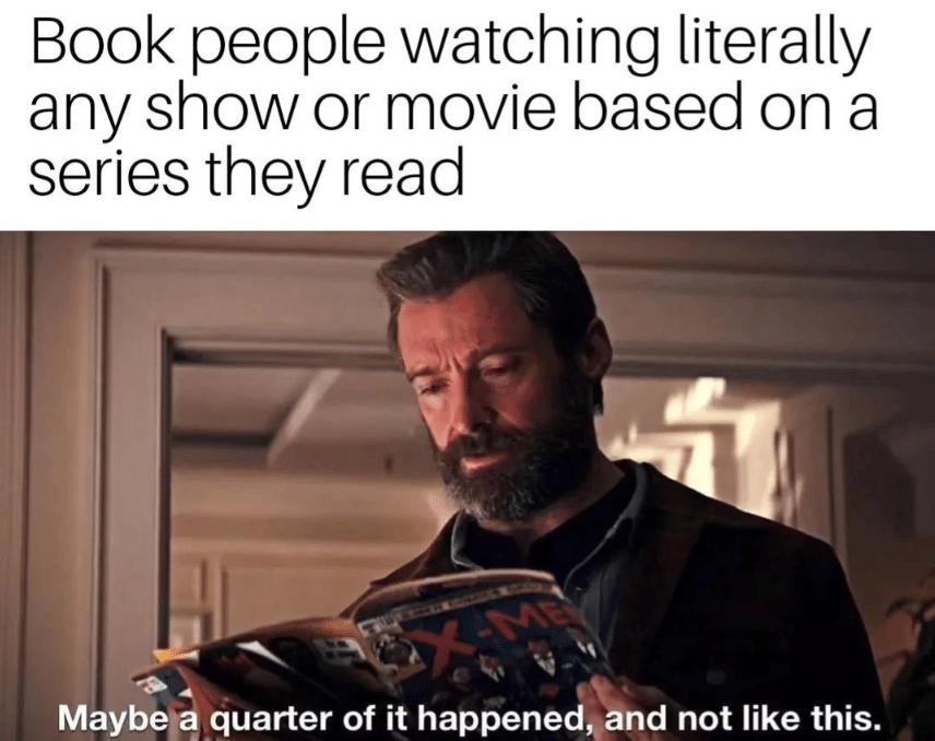 meme film adaptasi vs buku aslinya