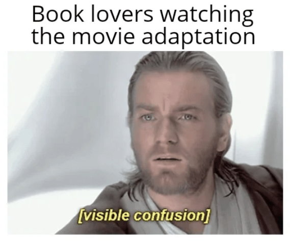 meme film adaptasi vs buku aslinya
