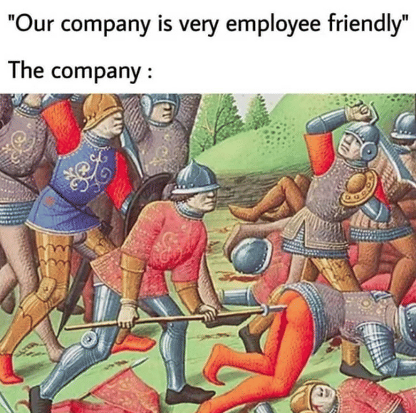 meme tentang lingkungan kerja