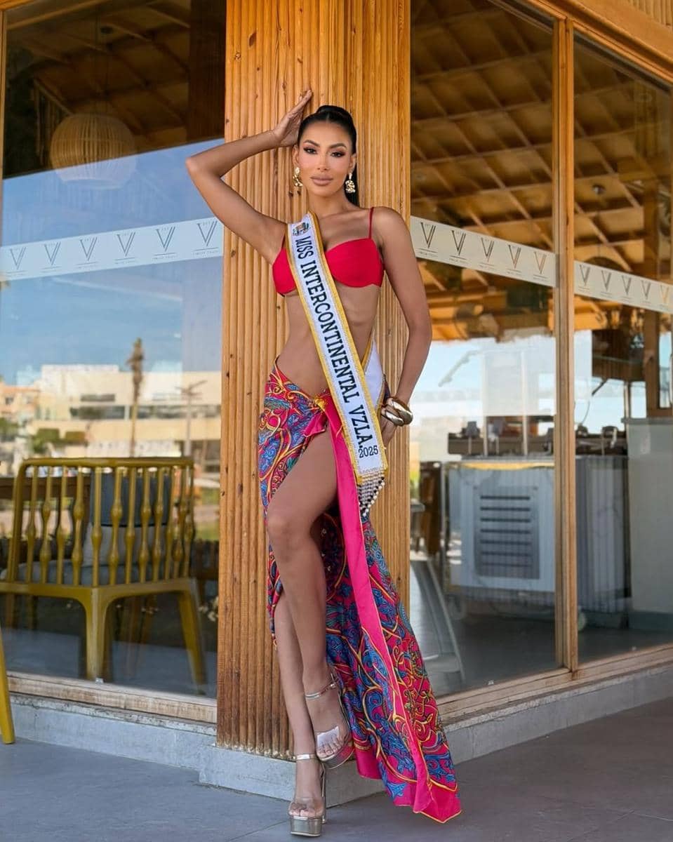 potret Rubi Esmeralda, Miss Intercontinental Venezuela 2025 