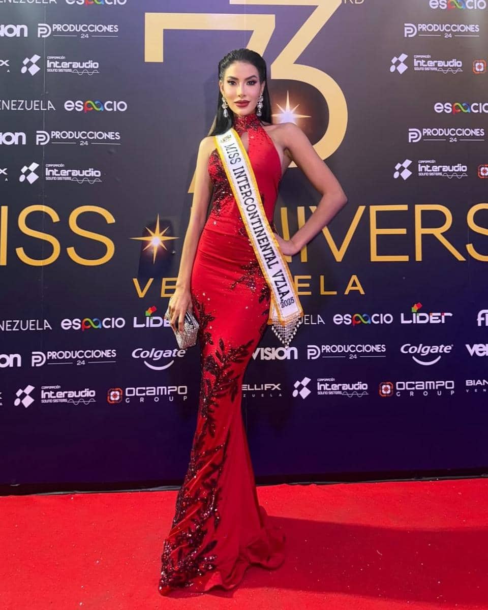potret Rubi Esmeralda, Miss Intercontinental Venezuela 2025 
