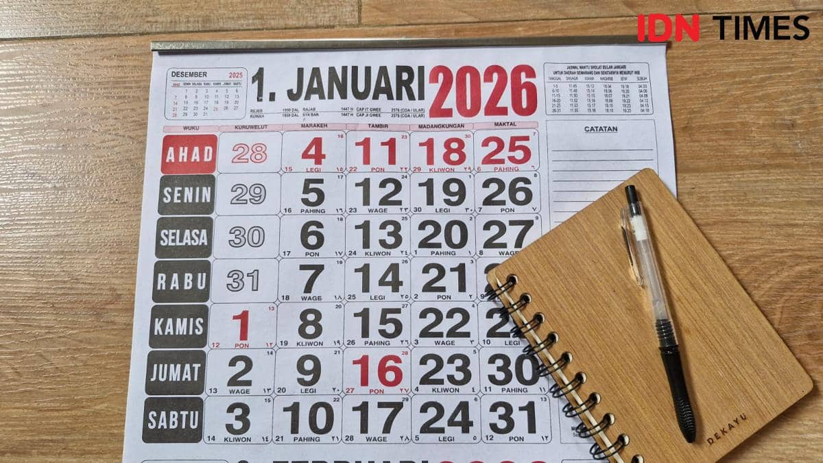 Ilustrasi kalender Jawa Januari 2026 (IDN Times/Pinka Wima)
