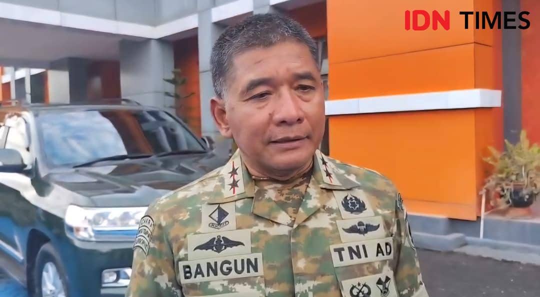 Panglima Kodam XIV/Hasanuddin Mayjen TNI Bangun Nawoko. (IDN Times/Aan Pranata)