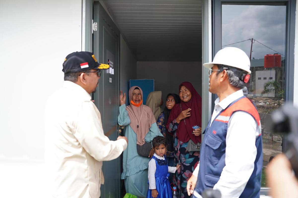 Kepala Staf Kepresidenan (KSP), Muhammad Qodari meninjau  progres pemulihan pascabencana banjir di Kabupaten Aceh Tamiang, Aceh (dok. Istimewa)