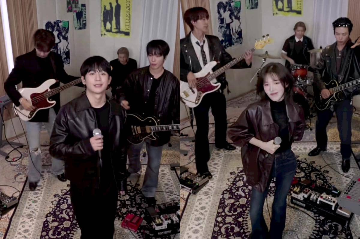 potret Jung Hae In dan Wendy Red Velvet ikut challenge live vocal CNBLUE