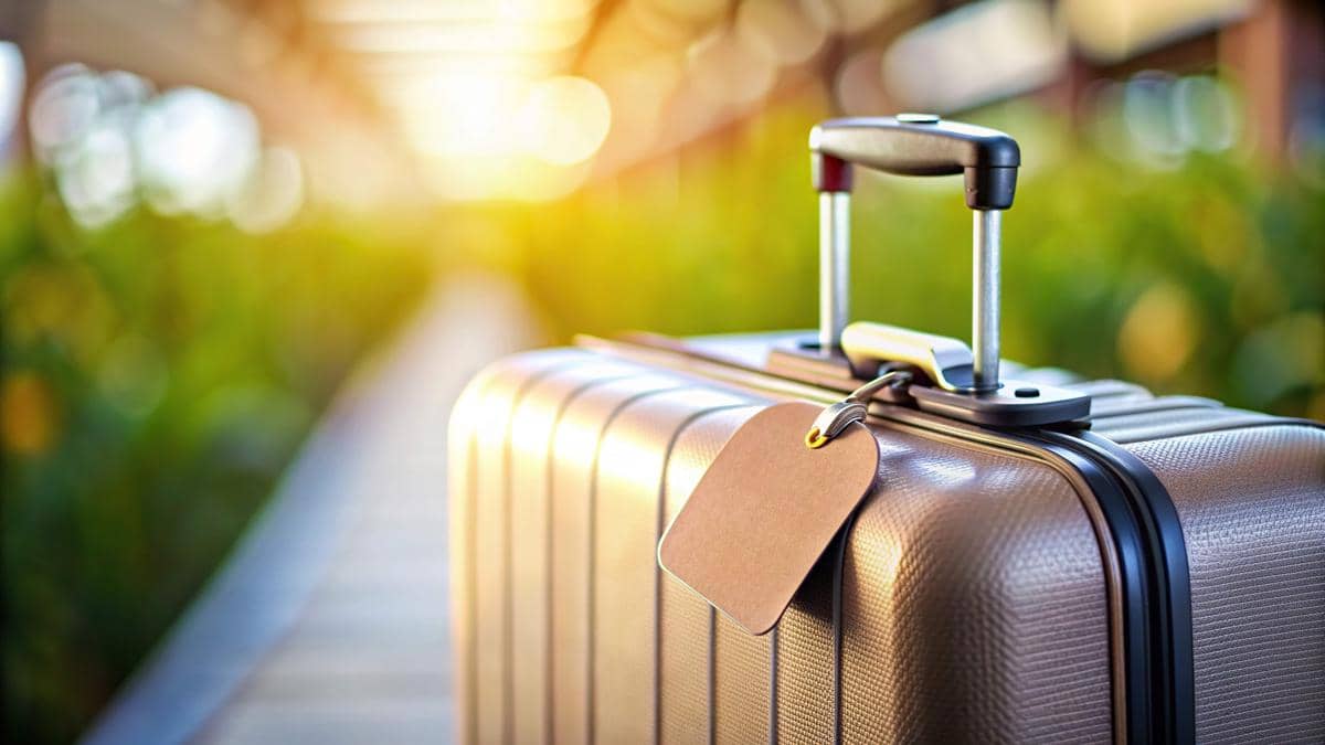 ilustrasi luggage tag