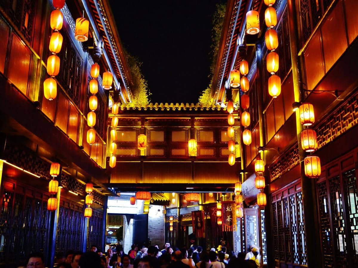 potret Jinli Ancient Street