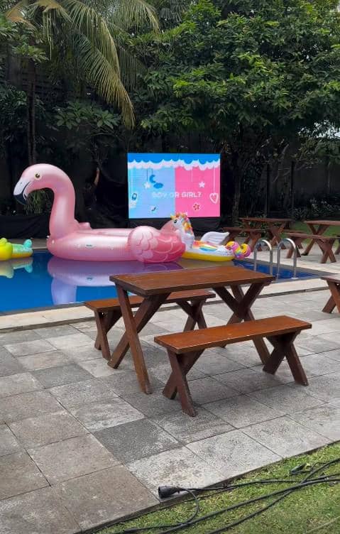 Gender Reveal Kehamilan Istri Sangun Ragahdo (instagram.com/septiningtyas)
