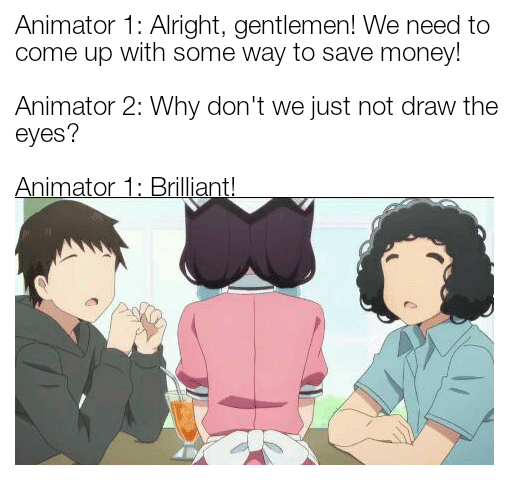 meme anime tentang menabung