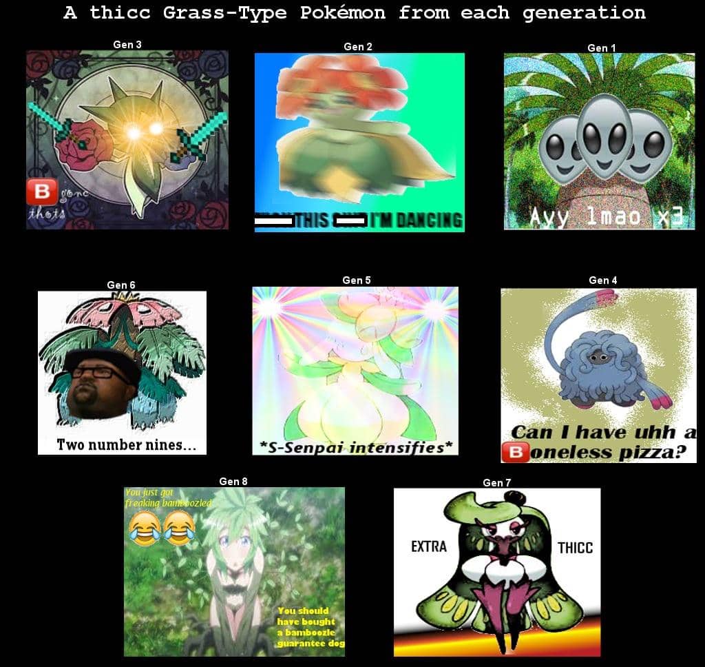 meme anime tentang rumput