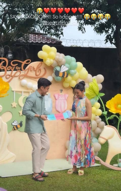 Gender Reveal Kehamilan Istri Sangun Ragahdo (instagram.com/septiningtyas)