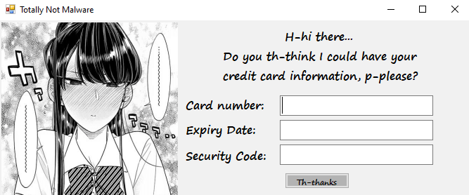 meme anime tentang kartu kredit