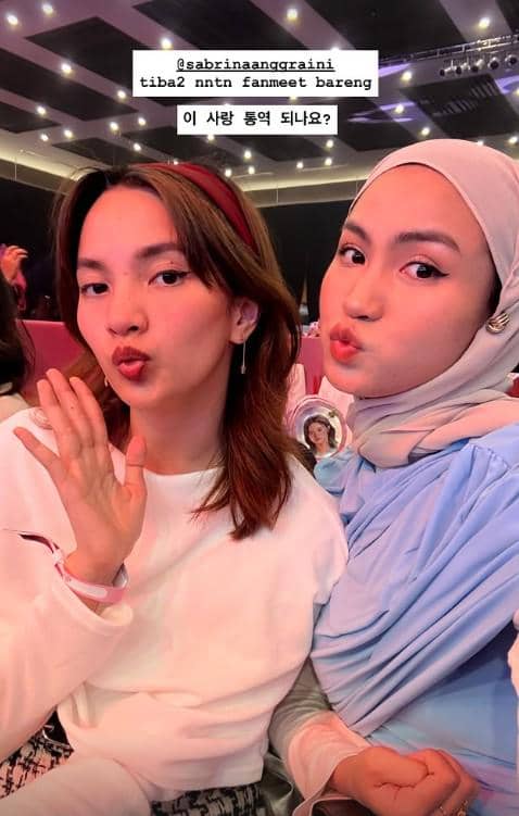 artis di fan meeting Can This Love Be Translated? (instagram.com/xavieraaputri)