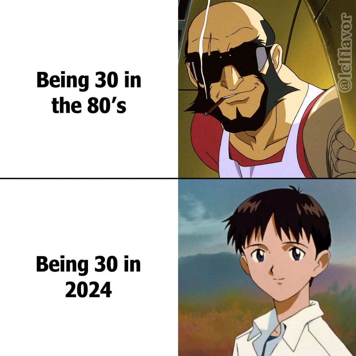 meme anime umur 30-an