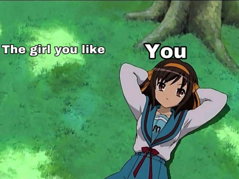 meme anime tentang rumput