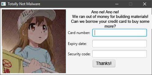 meme anime tentang kartu kredit