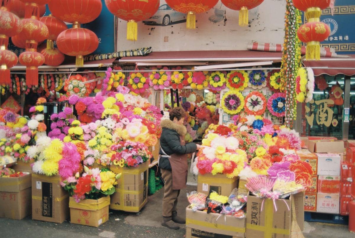 dekorasi imlek di Mall
