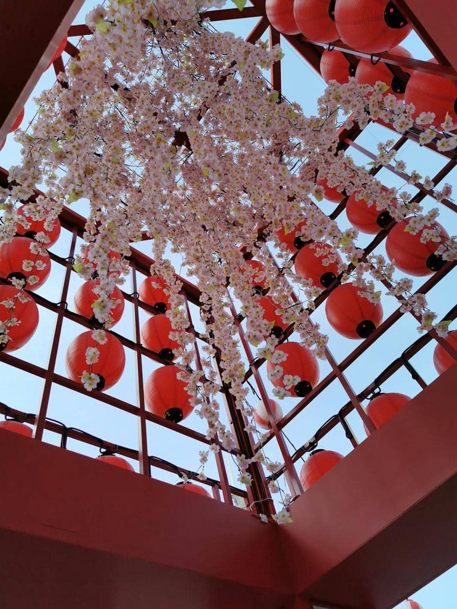 dekorasi imlek di Mall